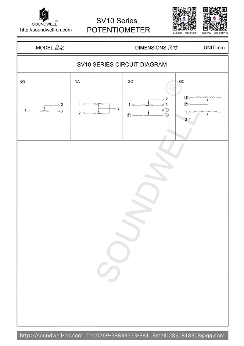 slide potentiometers